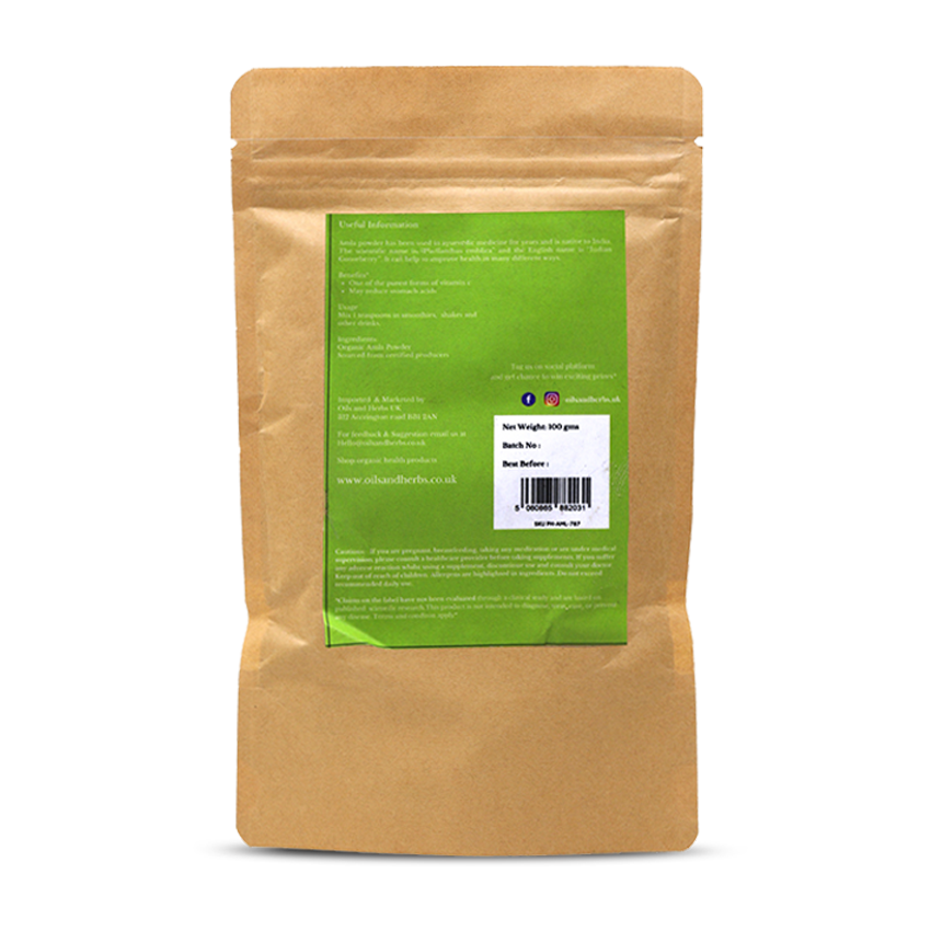 Pure Amla Powder-Amlaki Crushed- 100% Pure, Clean and Natural