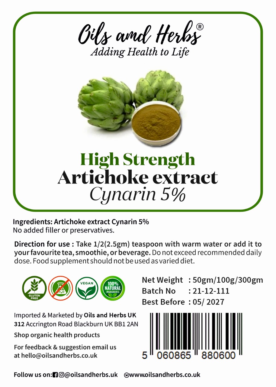 High Strength Artichoke Extract Powder 5% Cynarin