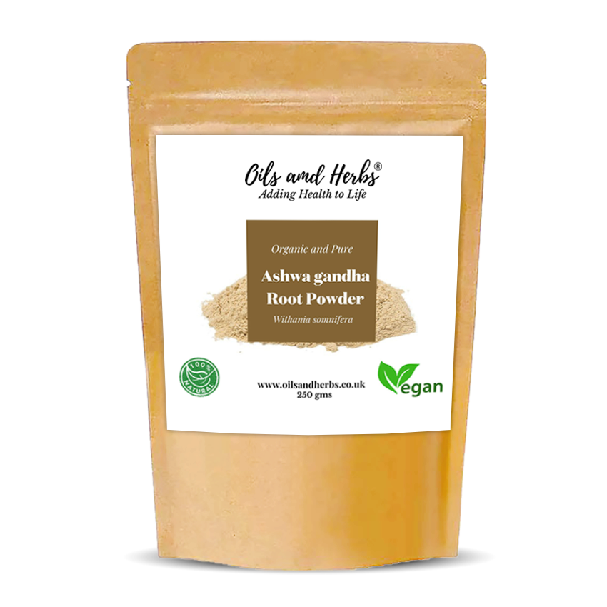 Organic Ashwagandha Root Powder -100% Pure , Clean and Natural