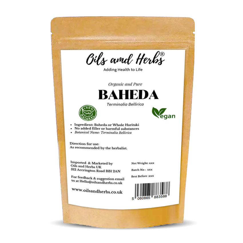 Baheda (Bibhitaki) Dried Whole Fruit – Premium Quality, 100% Natural