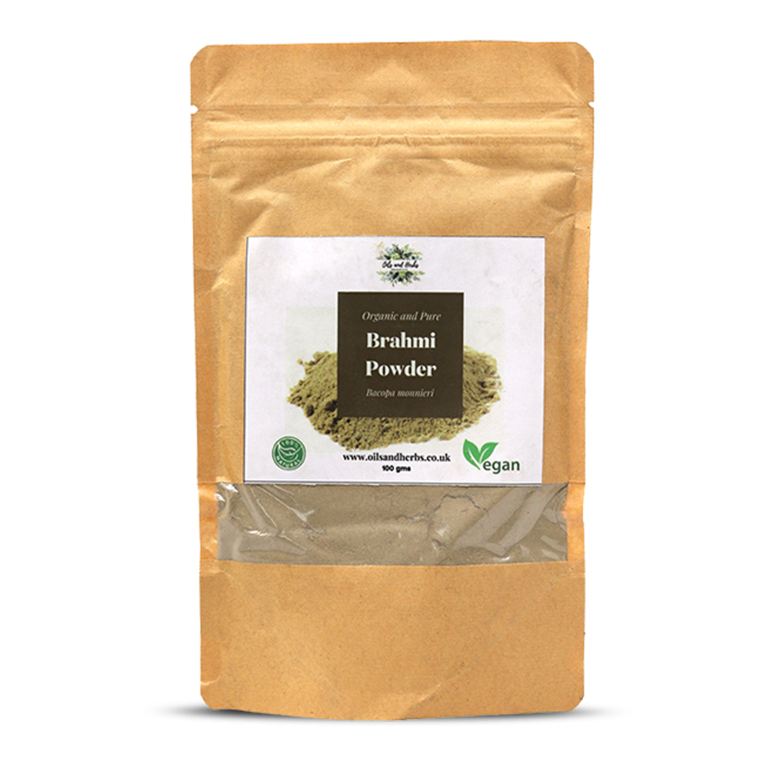 Clean Brahmi Powder - Bacopa Monnieri -100% Pure and Natural