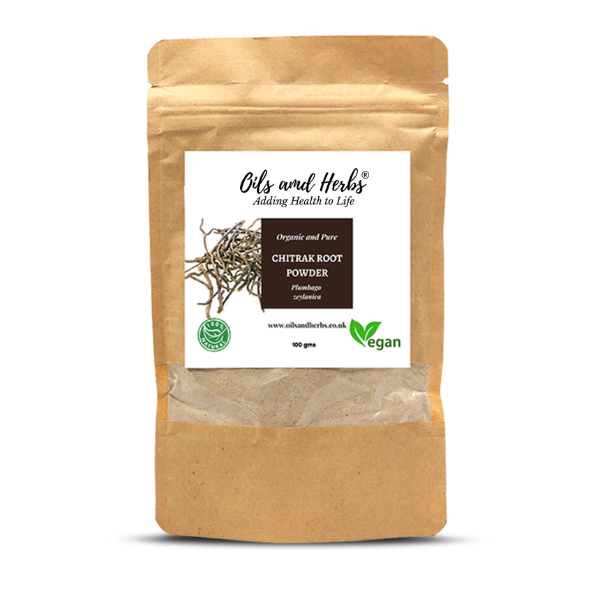 Chitrak Root Powder - Ceylon Leadwort -100% Pure, Clean and Natural