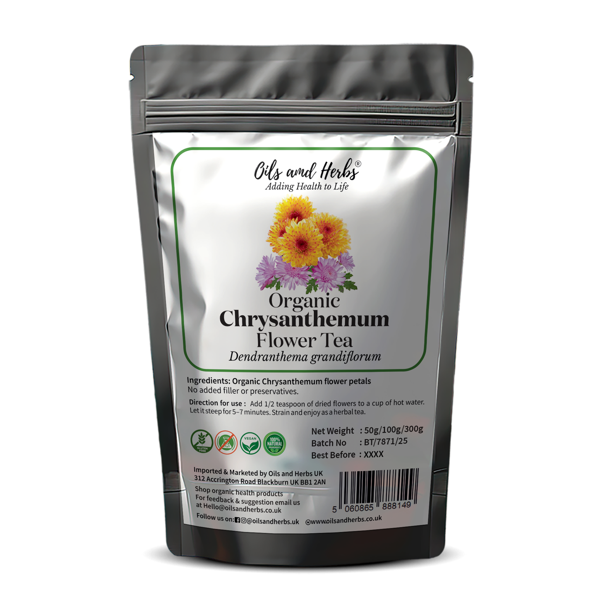 Natural Chrysanthemum flower Tea – Loose Dried Flowers
