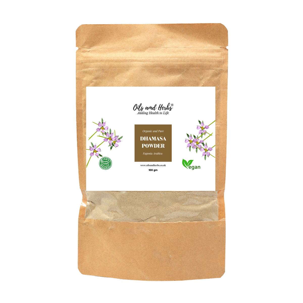 Dhamasa powder - Fagonia Arabica- Damasa-100% Pure, Clean and Natural