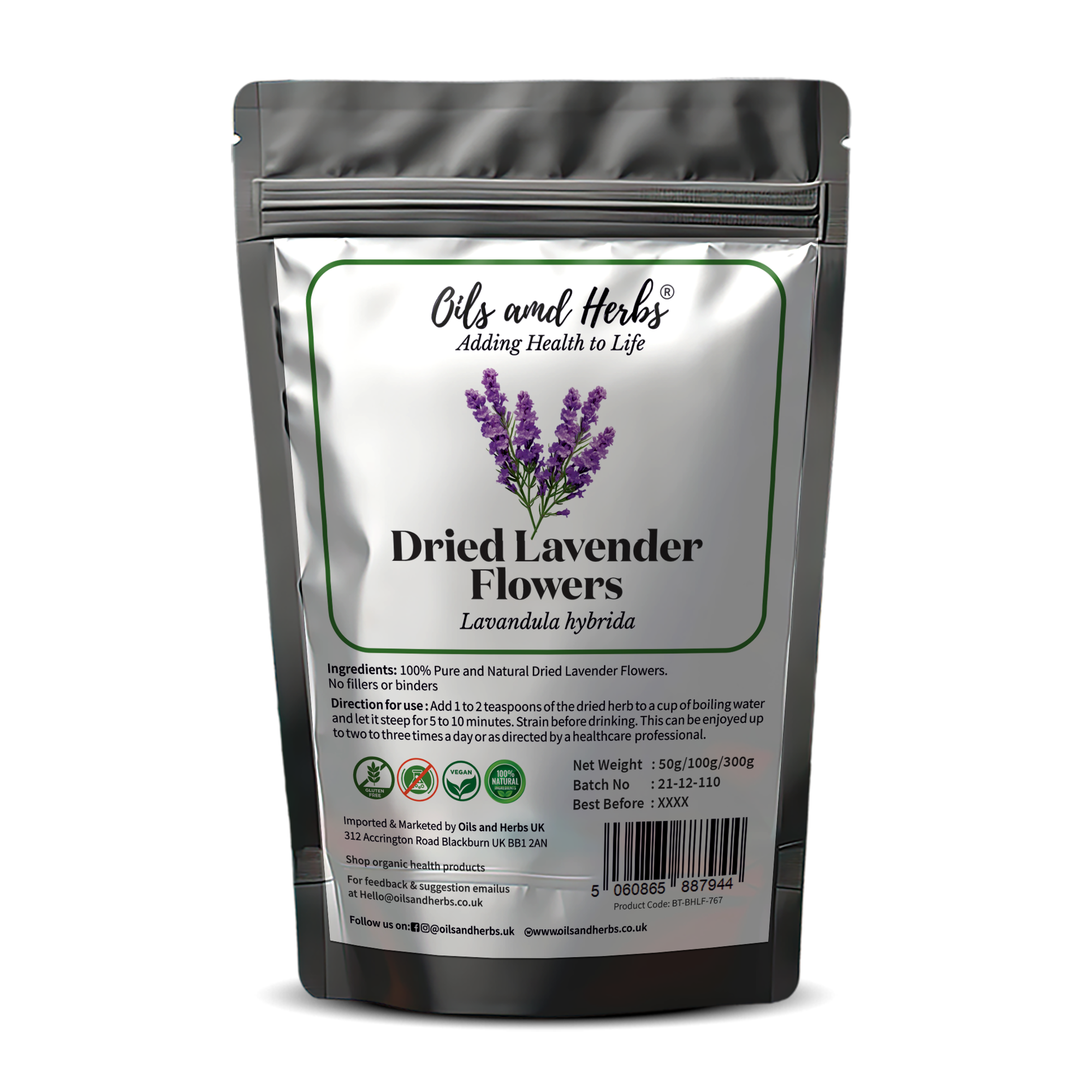 Lavender Flowers Extra Dried – Volumised & Naturally Fragrant