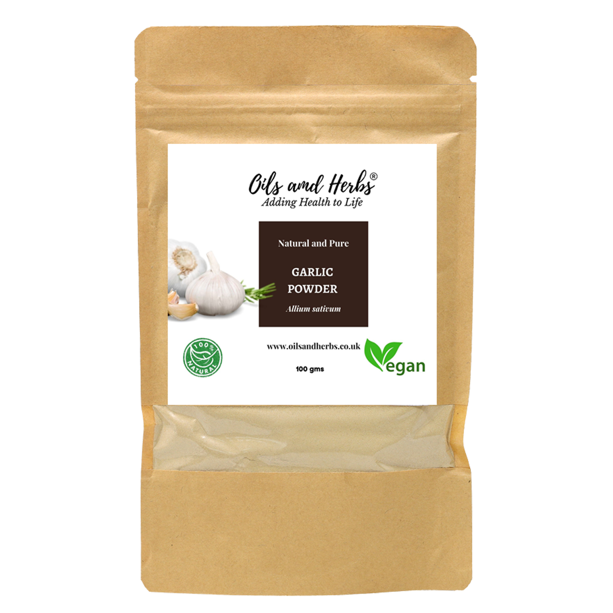 Garlic Powder - Allium Sativum- 100% Pure, Clean and Natural