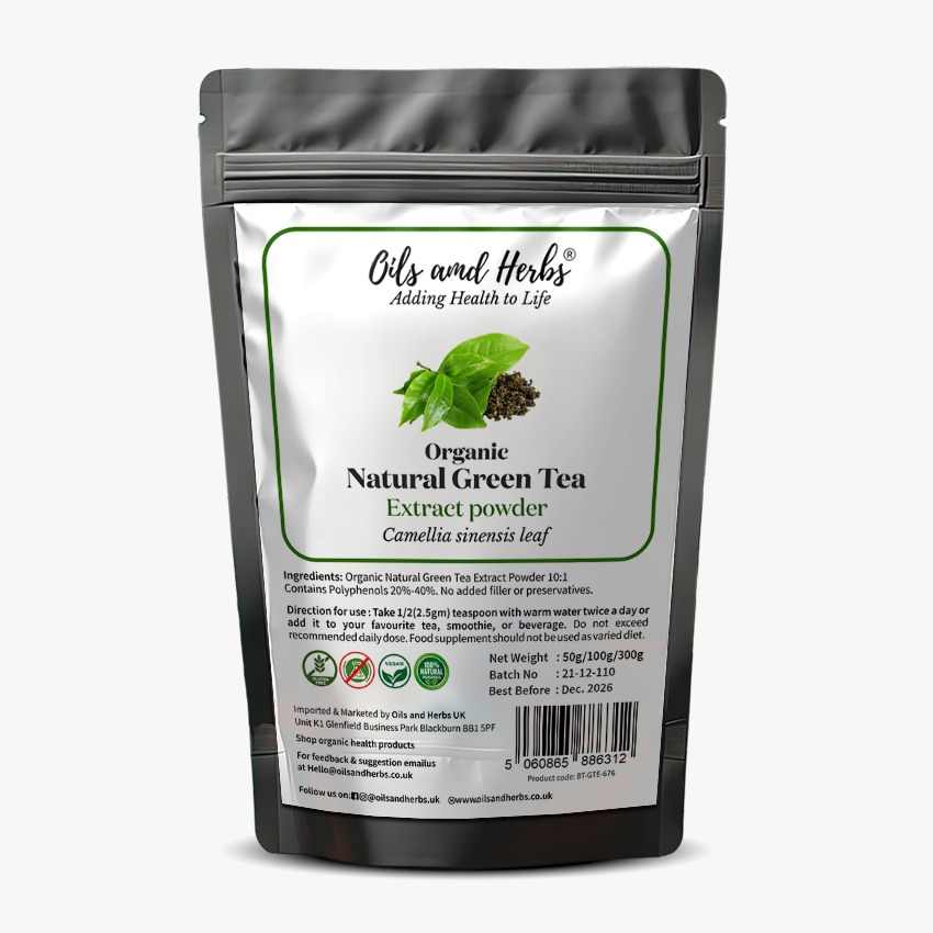 Natural Green Tea Extract Powder 10:1 – 40% Polyphenols