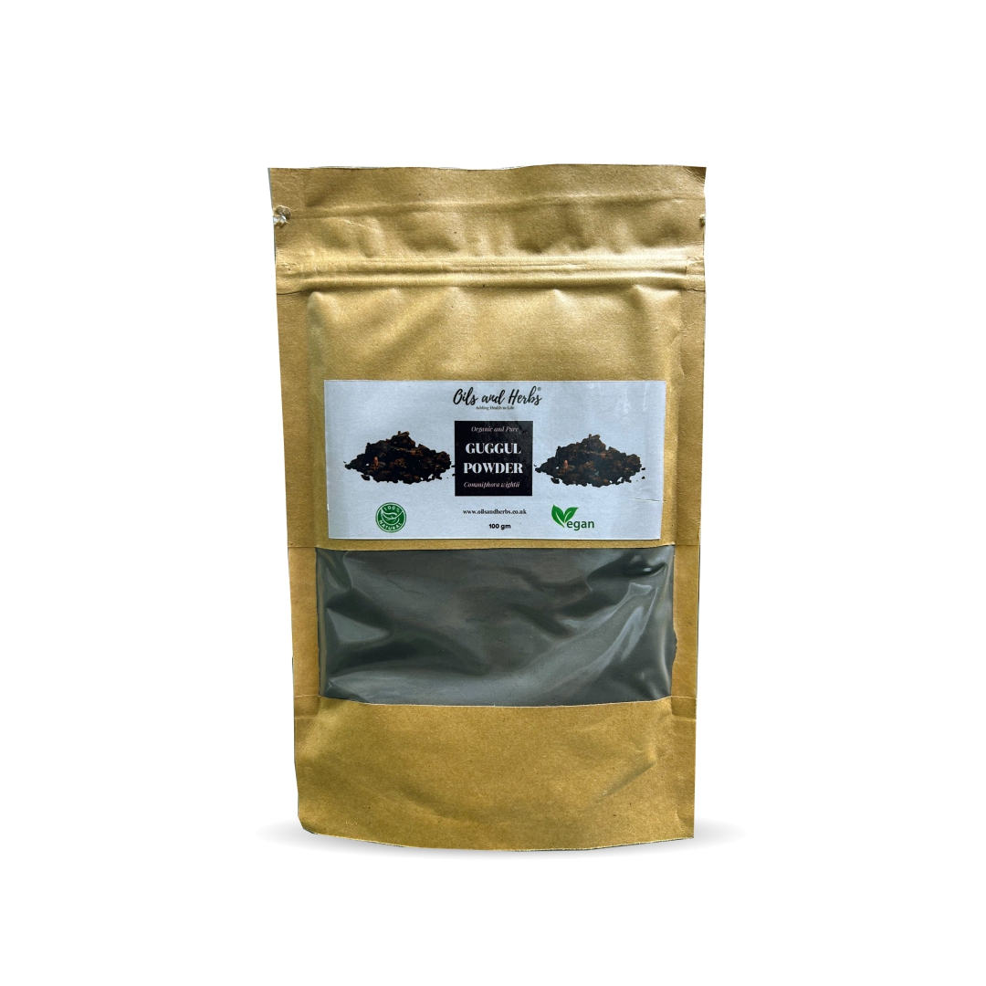 Natural Guggul Powder – Commiphora Wightii– 100% Pure and Natural