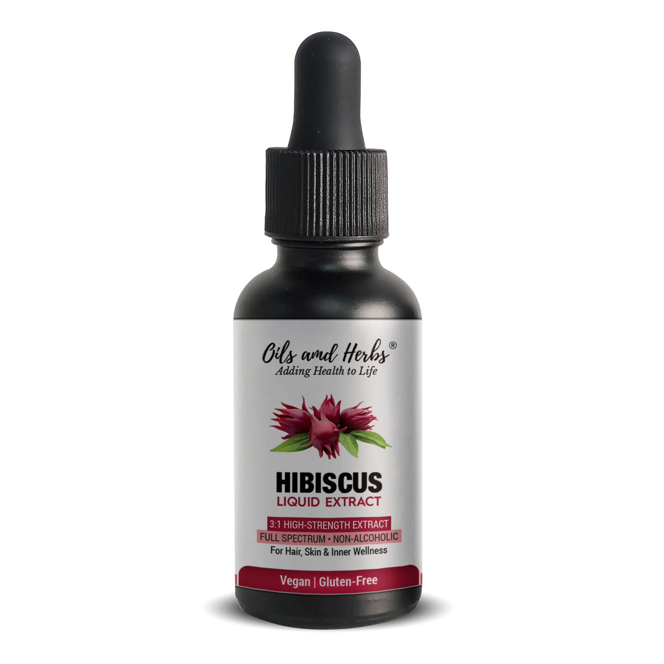 Hibiscus Liquid Extract – 3:1 High-Strength, Alcohol-Free