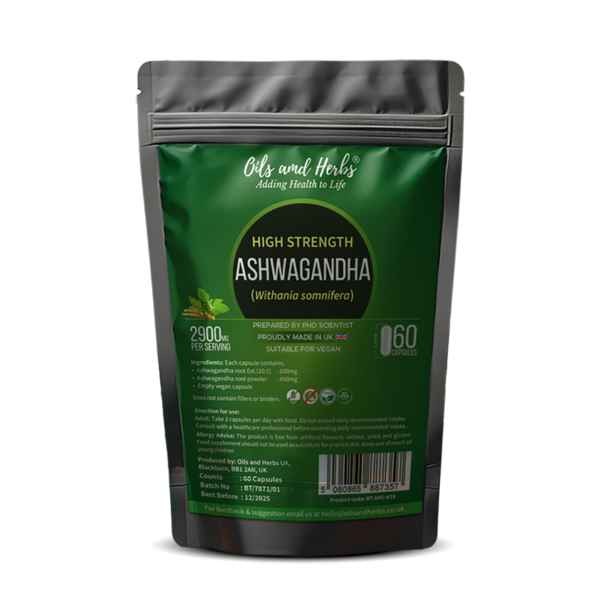 High Strength Ashwagandha Capsules 2900MG