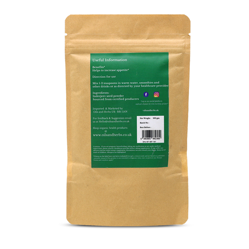Pure and Natural Inderjav Bitter Seed Powder Holarrhena Pubescens