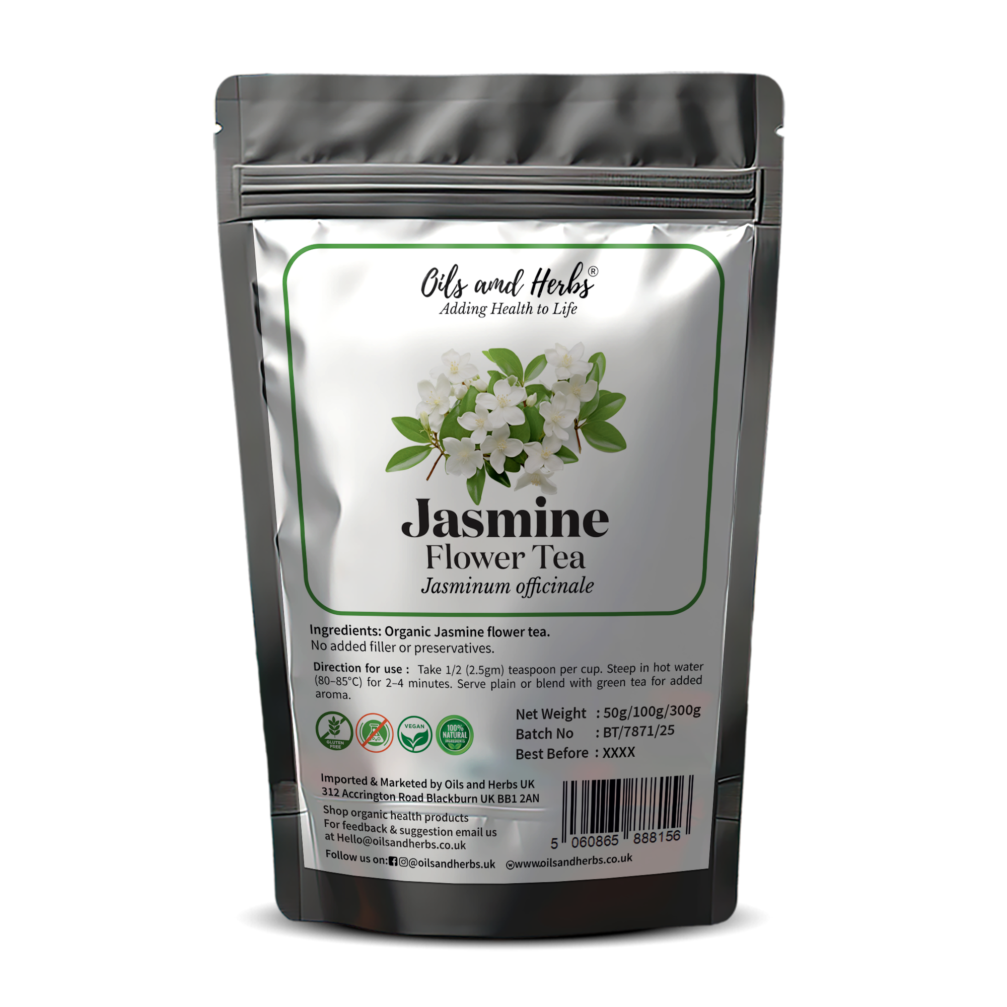 Natural Jasmine Tea – Loose Dried Flowers
