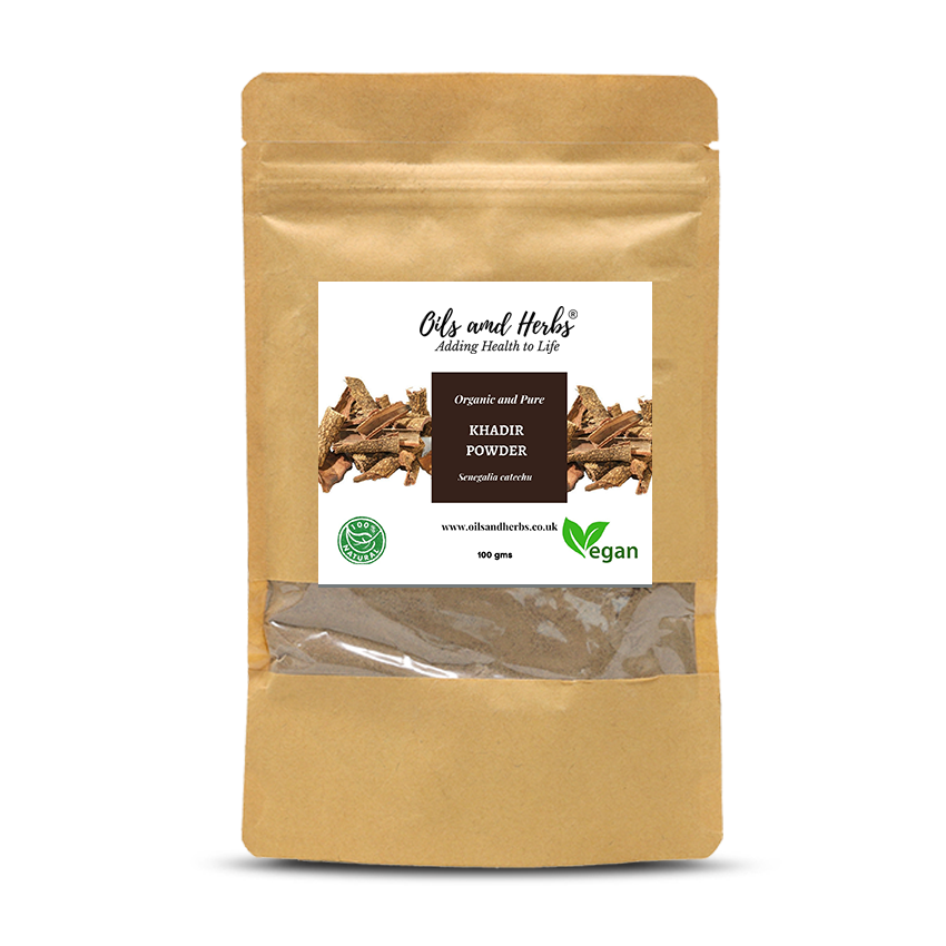 Khadir Powder- Senegalia Catechu- 100% Pure, Clean and Natural