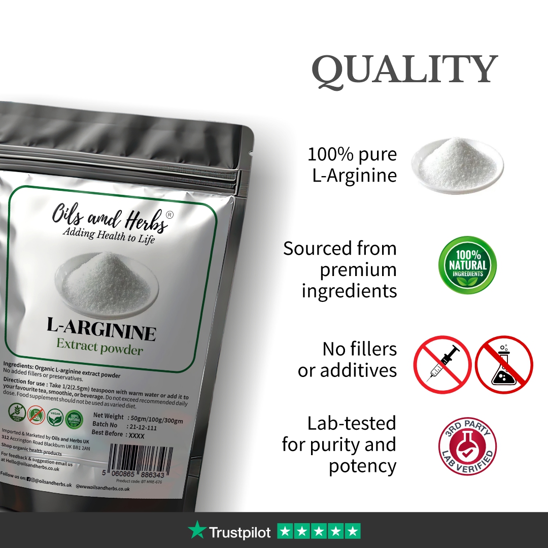 Pure and Natural L ARGININE Powder