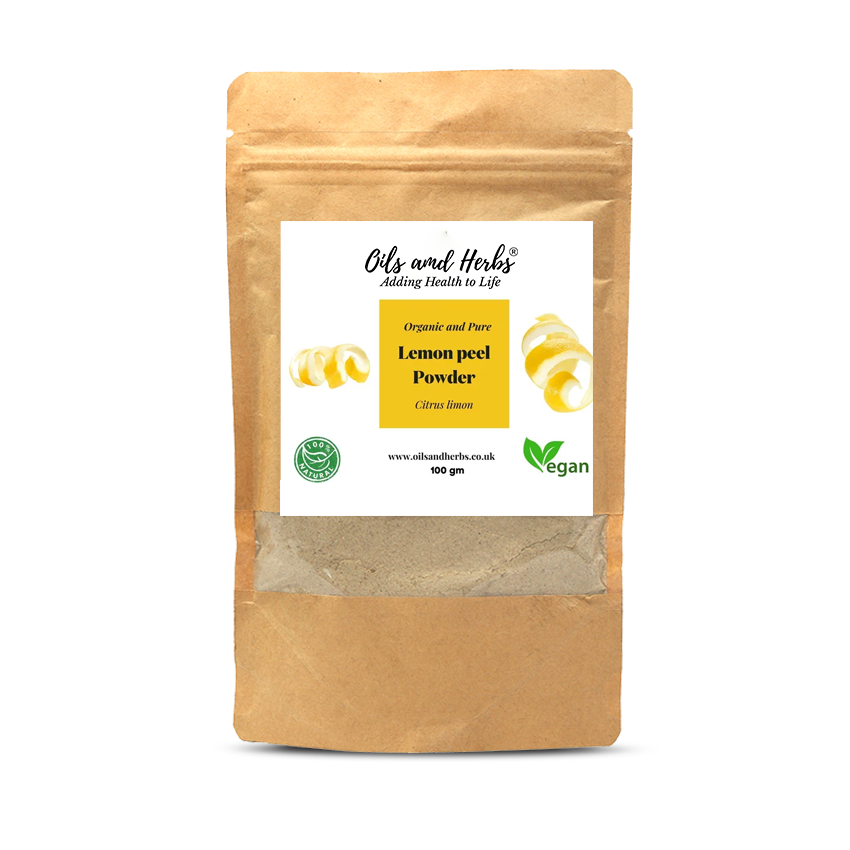 Pure Lemon Peel Powder - 100% Natural, Pure and Clean