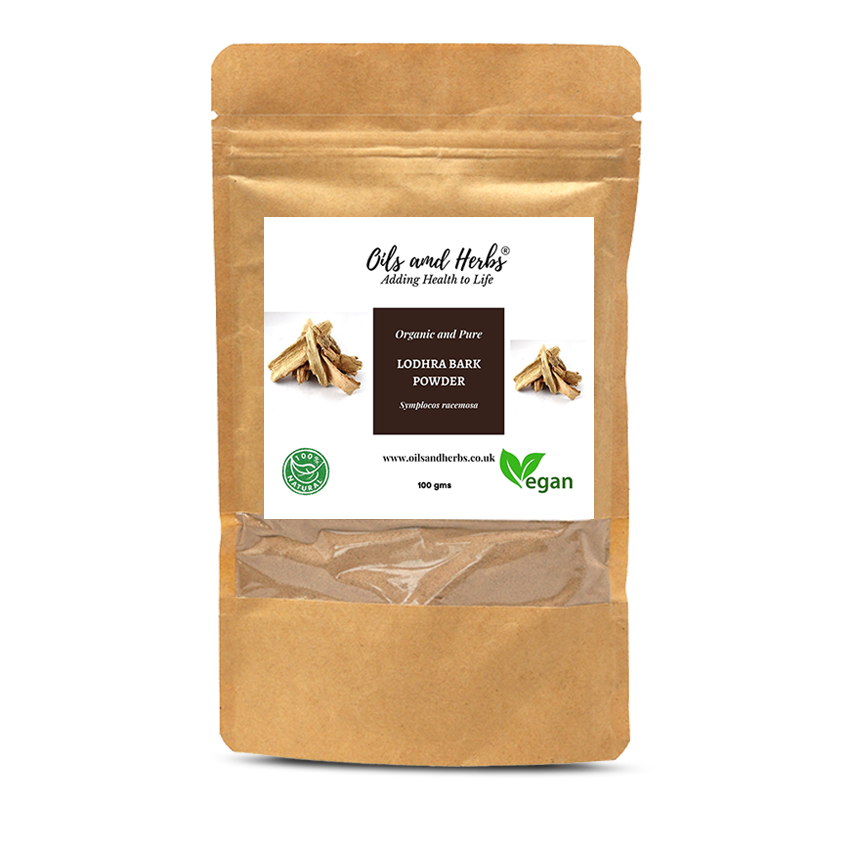 Lodhra Bark Powder- Symplocos Racemosa-100% Pure, Clean and Natural