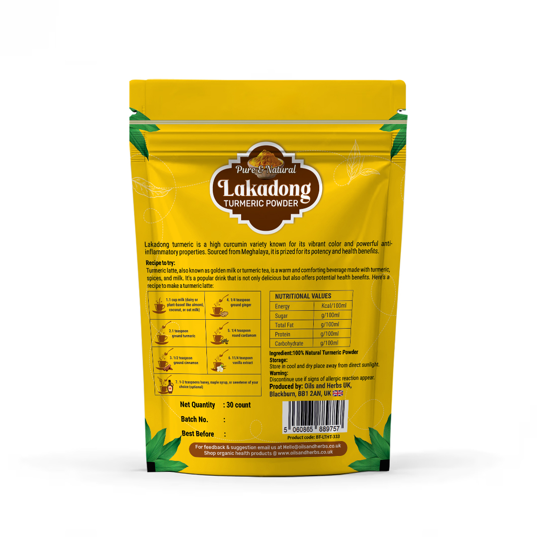 Lakadong Turmeric Powder from Meghalaya 9-10% Curcumin