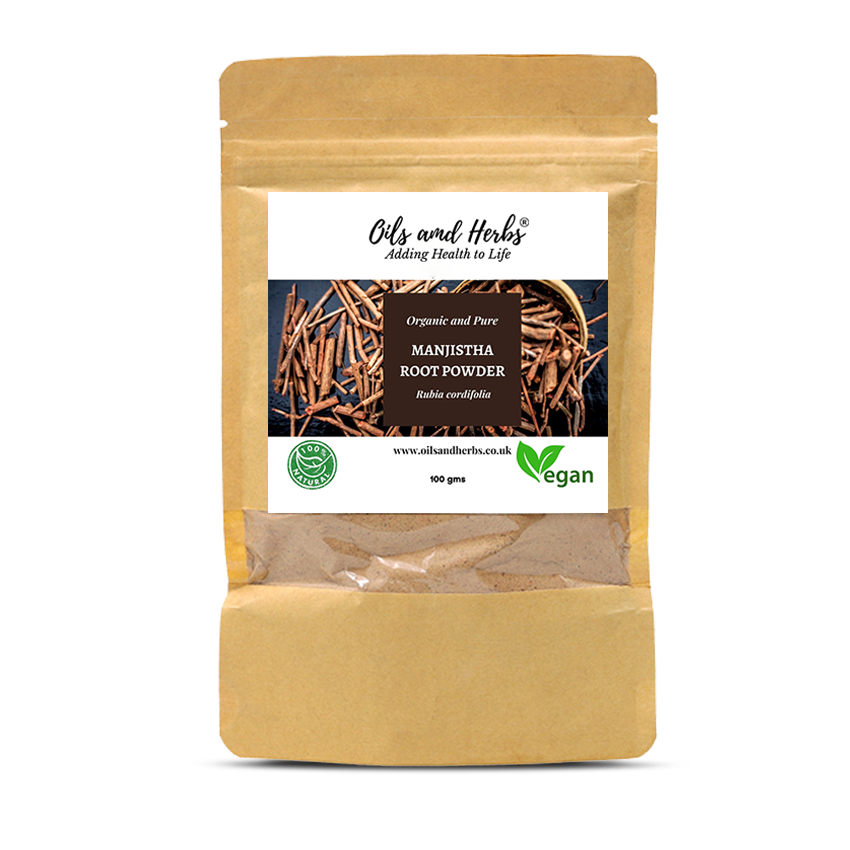 Manjistha Root Powder- Rubia Cordifolia - 100% Pure, Clean and Natural