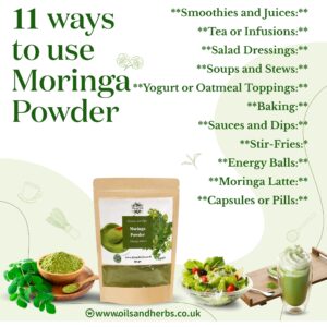 Green Moringa Powder-100% Natural and Organic