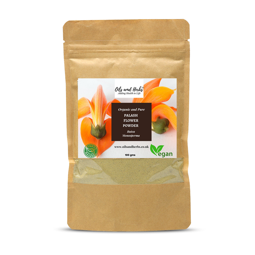 Palash Flower Powder- Butea Monosperma -100% Pure, Clean and Natural