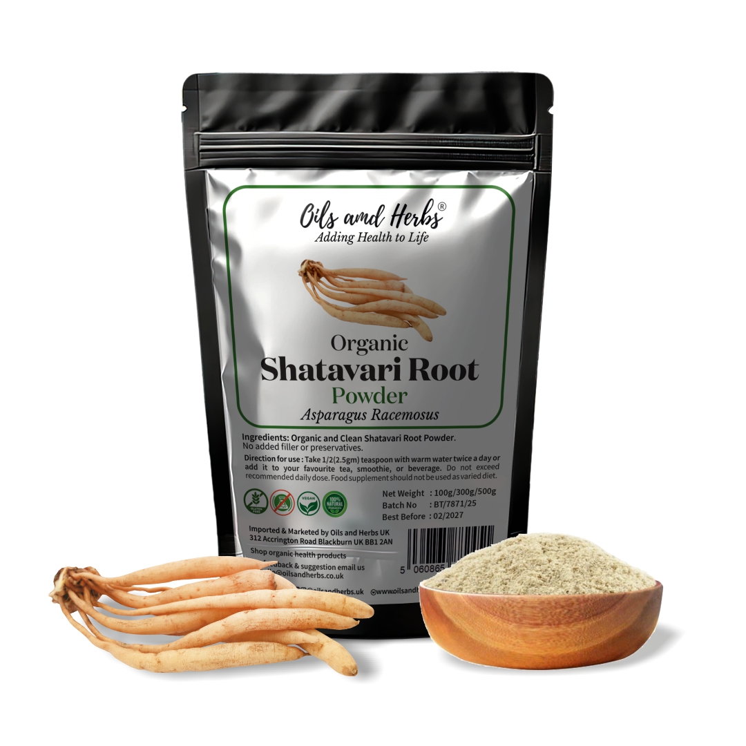 Organic Shatavari Root Powder (Asparagus Racemosus) – 100% Pure, Natural & Clean