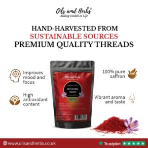 Red Saffron Threads- 100% Original Sargol- TOP OF THE FLOWER