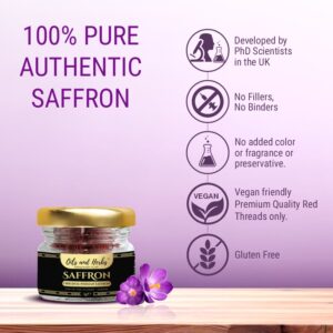 Red Saffron Threads- 100% Original Sargol- TOP OF THE FLOWER