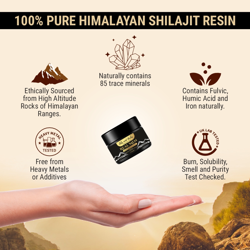 100% Pure Organic Himalayan Shilajit Resin 16000ft high altitude