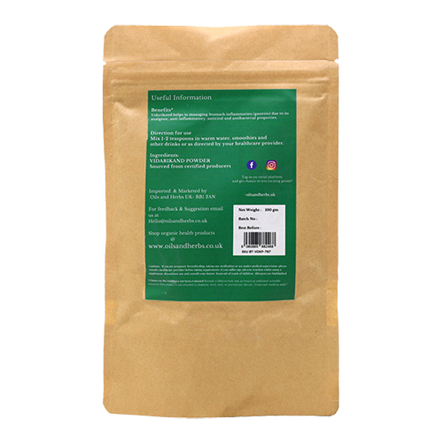 Vidarikand Powder – Pueraria Tuberosa -100% Pure and Natural