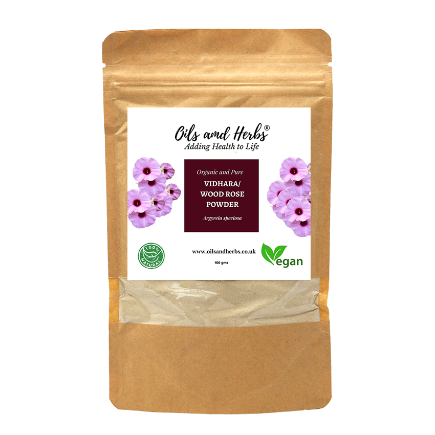 Vidhara Mool Powder - Argyreia speciosa - 100% Pure, Clean and Natural