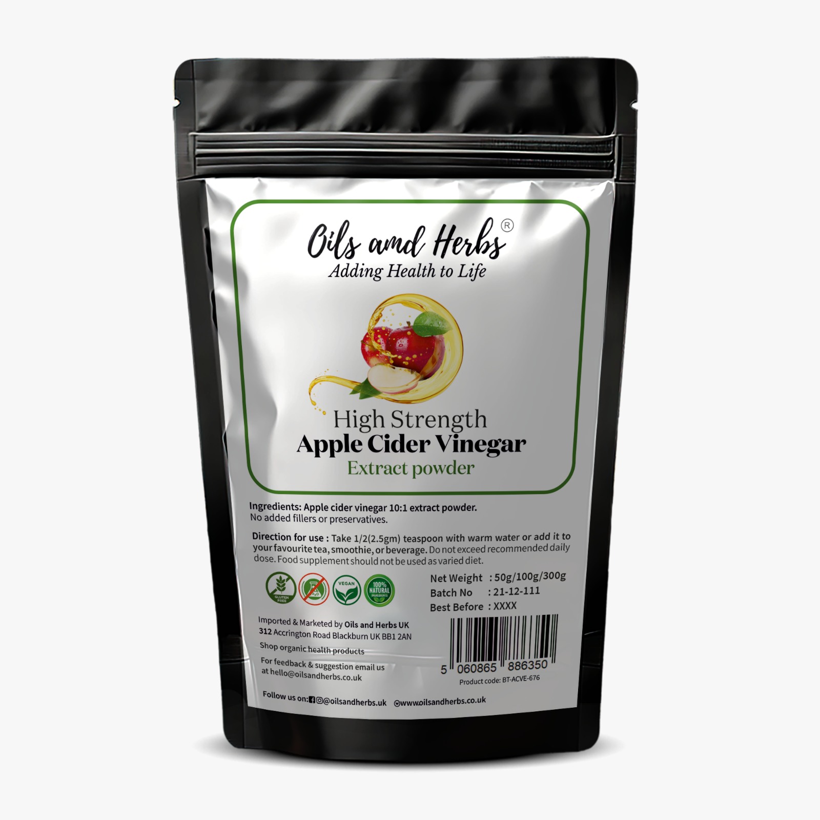 High Strength Apple Cider Vinegar Extract Powder 10:1