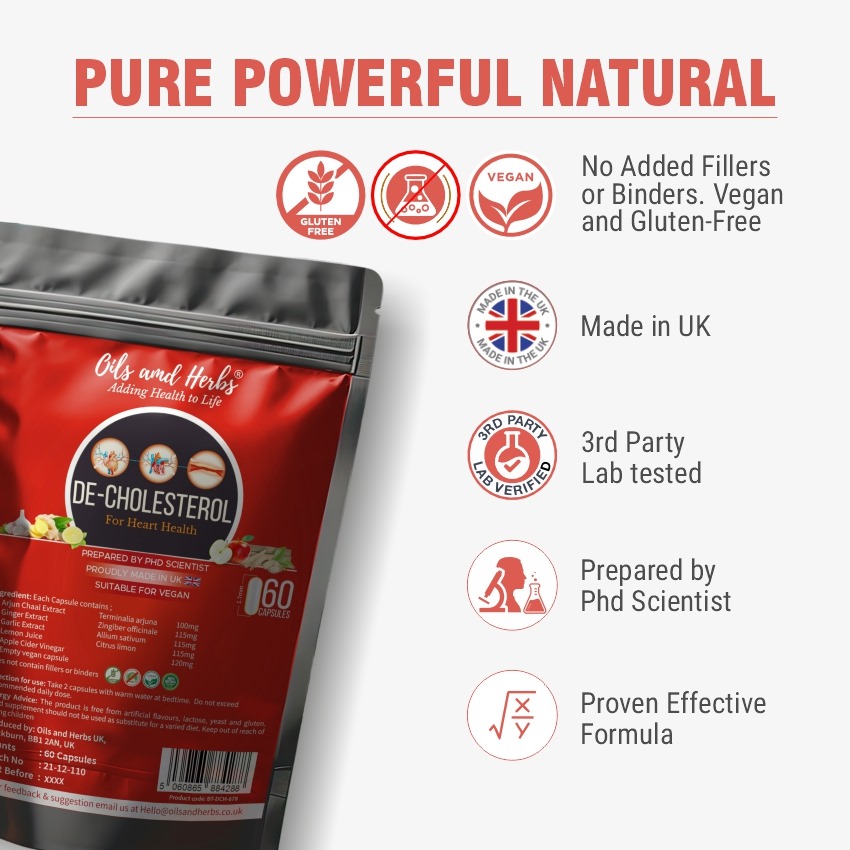 Arjun, Garlic & Apple Cider Vinegar Herbal Complex Capsules