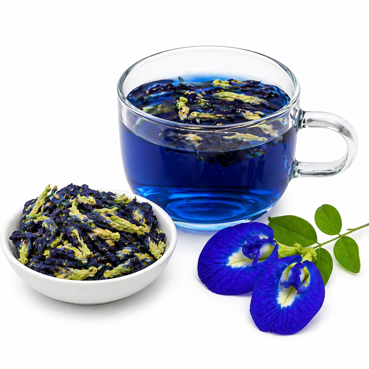 Butterfly Pea Flower Tea – Loose Whole Blossoms