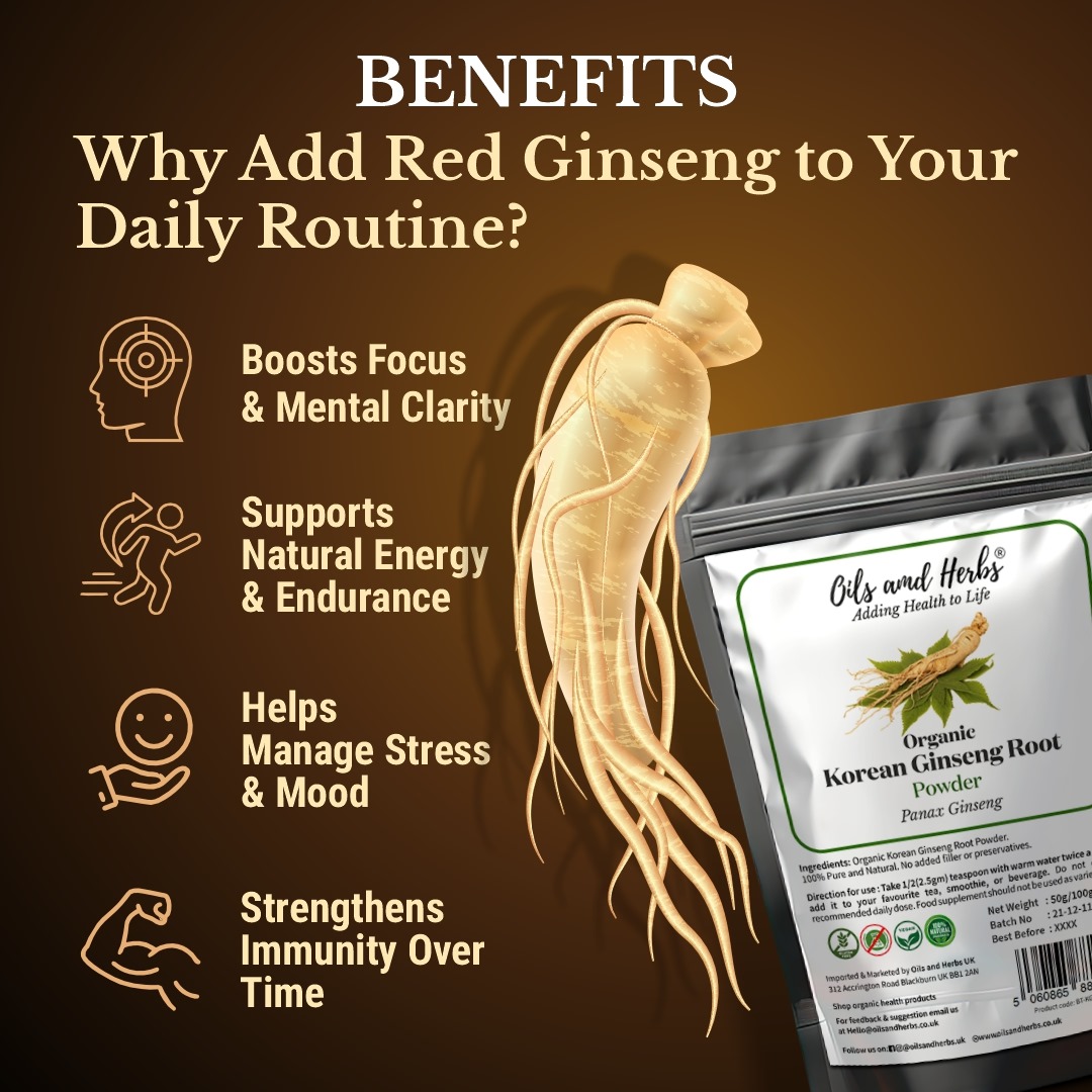 Organic Ginseng Extract Powder – 20% Ginsenosides