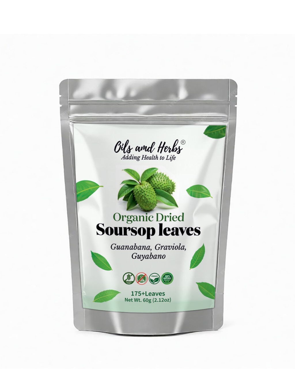 Natural Soursop Dried Leaves and Tea bags (Graviola Leaves)