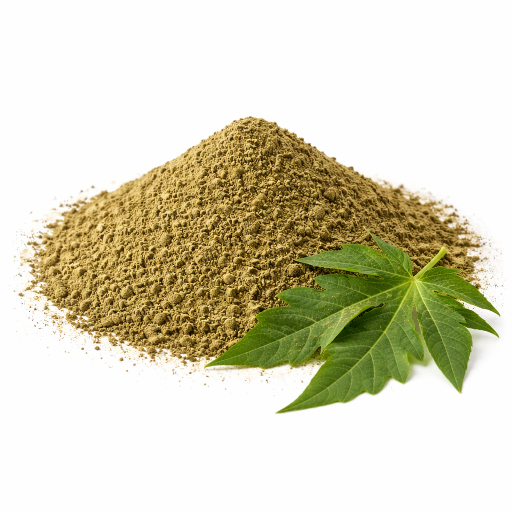 Sun Dried Papaya Leaf Powder - Carica Papaya-100% Pure, Clean and Organic