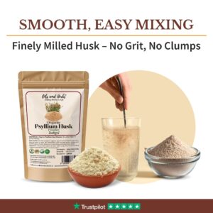 Clean Psyllium Husk Powder (Isabgol) – Pure- Natural Digestive Fibre Support