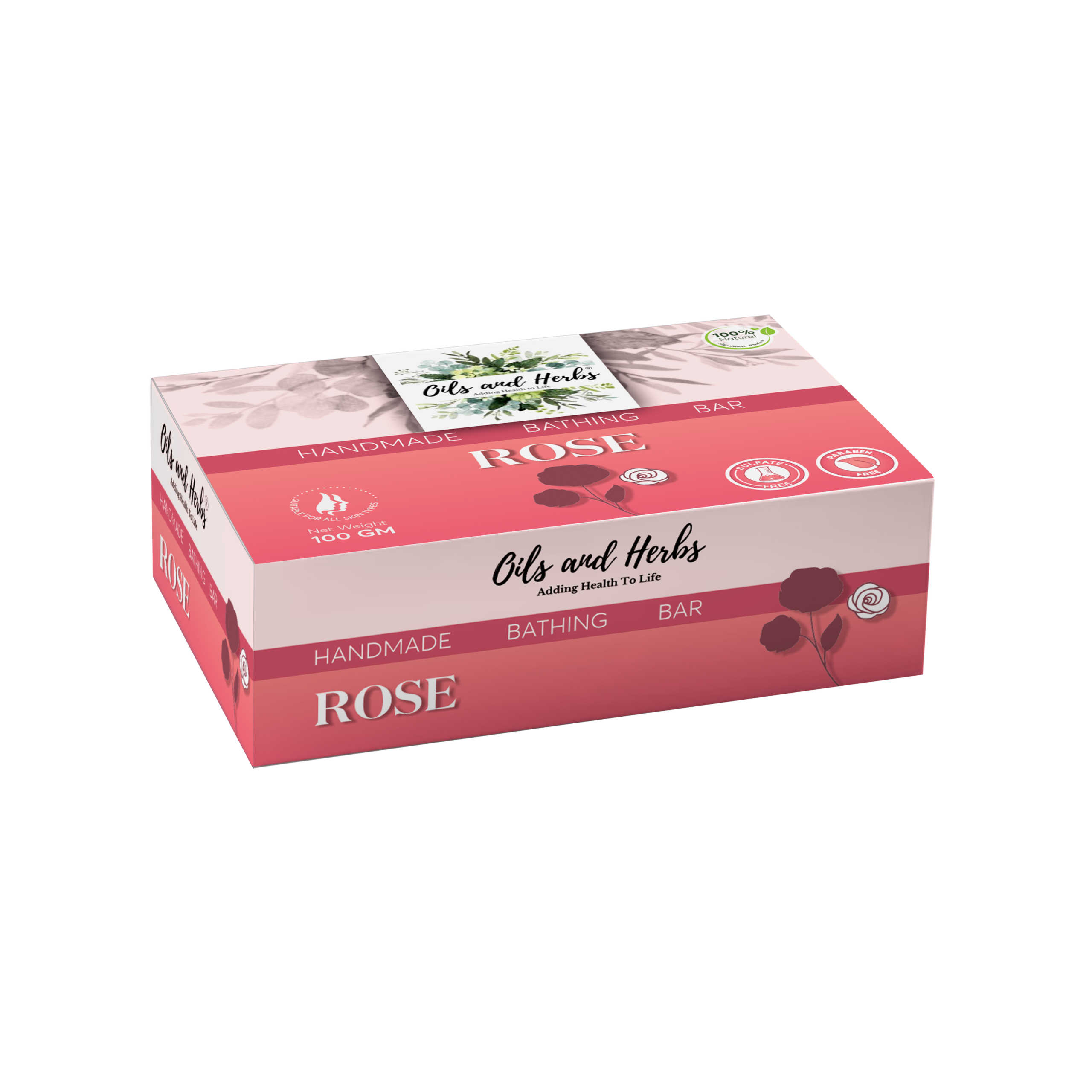 Rose Soap Handmade by Herbalist